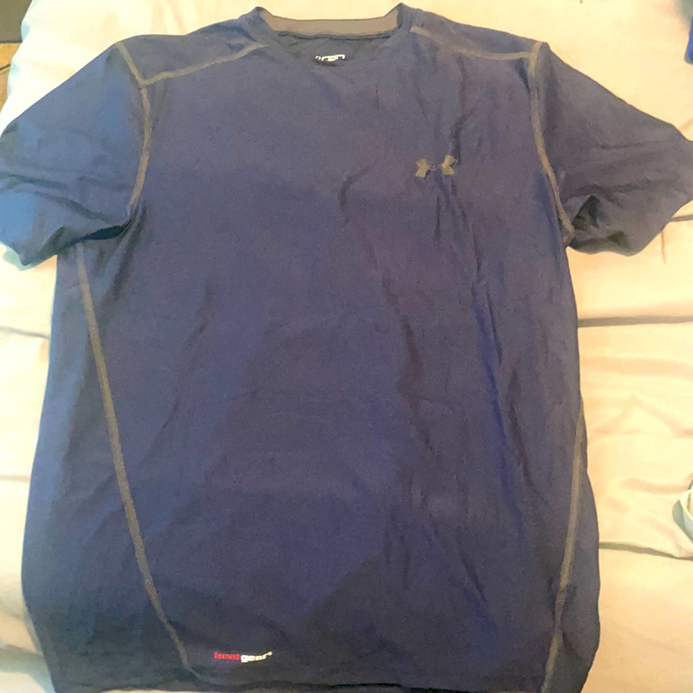 Men’s Navy Heat Gear Tshirt (M)